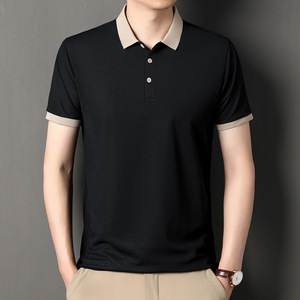 เสื้อโปโลคอปกทรงเข้ารูปคุณภาพสูง แขนสั้นทรงหลวมใส่สบายสำหรับฤดูร้อน ราคาโรงงานบังกลาเทศ รับทำโลโก้ตามสั่ง - Product Image 1