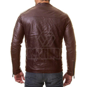 Modern Casual Winter <b>Jacket</b> Designed with Premium <b>Leather</b> <b>Jacket</b> Construction Soft Interior and <b>Long</b> Lasting - Product Image 2