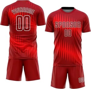 Uniform For Sale 100% Polyester New Arrival Soccer Uniform Solid Color Simple Football Top Soccer Jersey And Available All Sizes - Product Image 4