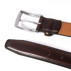 Cinturones Casuales Unisex de Alta Calidad, Nuevo Cinturón de Cuero Genuino a la Moda con Hebilla de Acero, Longitud Personalizada para Hombres y Mujeres - Product Image 4