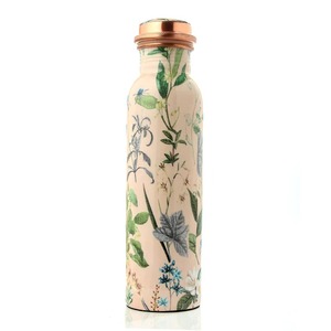 Botella de Agua Potable 100% Cobre Puro de 1L, Botella de Diseño con Impresión, a Prueba de Fugas, para Almacenamiento de Agua Saludable, Compre Directamente del Proveedor - Product Image 1