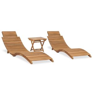 Juego de 2 Sillones de Jardín de Madera de Teca, Finamente Lijados para Mayor Comodidad y Durabilidad - Product Image 1