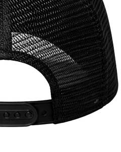 หมวกแก๊ปเบสบอลสีดำแบบกำหนดเอง ระบายอากาศได้ดี ด้านหลังเป็นตาข่าย ปรับขนาดได้ด้วยตัวล็อคแบบ Snapback  ไม่มีลาย  สามารถใส่โลโก้ได้  หมวกสำหรับกิจกรรมกลางแจ้งและกีฬา - Product Image 5