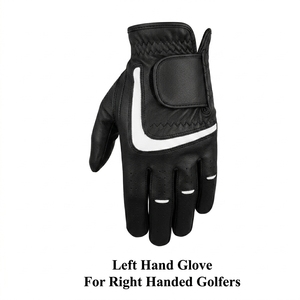 Guante de Golf y Ciclismo OEM Premium de Cuero Cabretta para Mano Izquierda con Logotipo Personalizado, Agarre Suave, Aberturas para los Dedos, Protección Anti-UV y Ajuste de Alto Rendimiento - Product Image 2