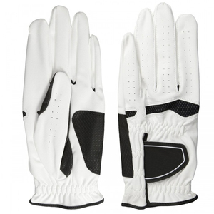 Nouveaux gants de golf unisexes en cuir véritable blanc, antidérapants, design à enfiler, cuir de mouton de la meilleure qualité pour les gants - Product Image 5
