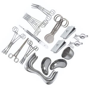 Ensemble de 25 instruments de chirurgie générale de base en acier inoxydable, modèle DC_PK, certifié CE ISO13485, 70 cm - Product Image 2