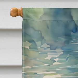 ขนาดใหญ่หลากสีเสาระเบียงตกแต่งลานแบนเนอร์งานศิลปะขนาดใหญ่ลายธงบ้านเบสที่แขวนผนังโพลีเอสเตอร์หลากสี - Product Image 3