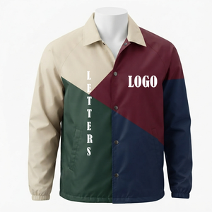 OEM Custom Eco-Friendly <b>Vintage</b> Sorority Coaches Windproof Waterproof Embroidered Greek Letter Fraternity Line <b>Varsity</b> <b>Jacket</b> - Product Image 1