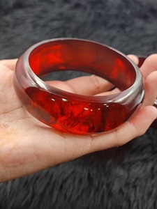 Pulseras de resina hechas a mano para mujer con diseño único, pulseras de resina transparente para uso diario. - Product Image 2