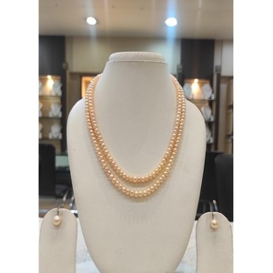 ชุดสร้อยคอไข่มุกแท้คุณภาพระดับพรีเมี่ยมที่มีเสน่ห์สำหรับผู้หญิงและเด็กผู้หญิงคอลเลกชั่นสำหรับงานแต่งงาน - Product Image 2