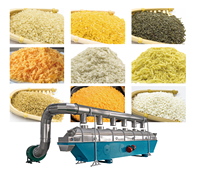 Machine de séchage de ligne de processus de miettes de pain de riz de nutrition dessiccateur de lit fluide vibrant