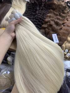 ราคาส่งผมแท้เวอร์จิ้นเรมี่เวียดนามแบบตรงจาก Nasa Hair ต่อผมแบบเครื่องเย็บสองชั้น แข็งแรง เงางาม น้ำหนัก 100 กรัม สีเข้ม - Product Image 4