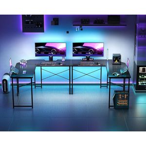 Scrivania da Gaming a L da 47 Pollici per Ufficio Domestico, Tavolo Angolare per Uso Gaming - Product Image 4