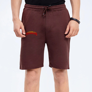 Wholesale High Street Style 100% Cotton Plus Size Solid <b>Elastic</b> Waist Sweat Shorts Summer Casual Wear Fashionable Men's Shorts - Product Image 4