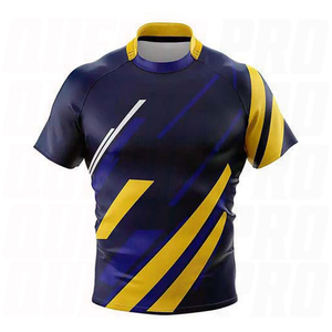 Maillot de rugby personnalisé 100 % polyester, respirant, pour équipe de football, avec logo d'équipe personnalisé, sublimation - Product Image 1