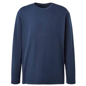 Camiseta de Manga Larga a Rayas de Algodón para Hombre, Transpirable, Informal, Estilo Urbano, Ajuste Suave, Fabricante de Marca Privada - Product Image 6