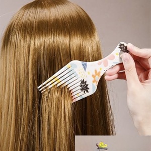 Peigne en résine professionnel pour barbier, écologique, traditionnel, pour la coiffure en salon, de haute qualité - Product Image 1