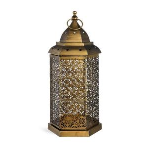 Lanterne marocaine antique pour bougies chauffe-plat, décoration de jardin et de maison, lanternes suspendues de style européen, résistantes à la chaleur - Product Image 2