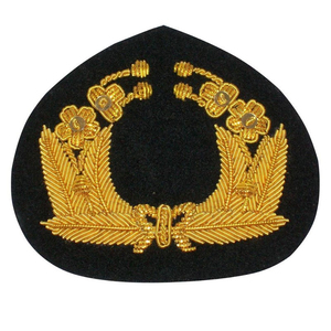Badges de haute qualité en gros, broderie personnalisée faite à la main, tissu en toile 3D couleur unie, épingles de sécurité pour uniformes, service OEM personnalisé - Product Image 3