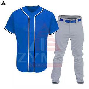 Vêtements de sport à prix imbattable, nouveau design, uniforme de baseball en polyester de haute qualité pour hommes, vente en ligne - Product Image 3