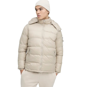 Blouson matelassé long pour homme avec capuche amovible, veste d'hiver rembourrée, fabricant, tissu Ripstop coupe-vent, commande en gros - Product Image 2