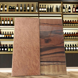 Carpeta de menú de cuero PU con estilo, parche acrílico duradero de alta calidad para hoteles, restaurantes y bares de vinos - Product Image 1