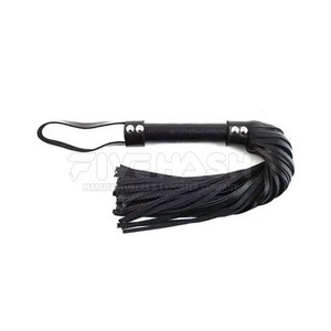 Durable Leather Flogger With Multi Tail Construction And Comfortable Grip Handle Ideal For Long Term Use And <b>Storage</b> - Product Image 2