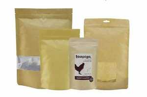 Sachets Doypack Assortis Or, Noir, Blanc et Impression Personnalisée pour l'Emballage de Produits - Product Image 3