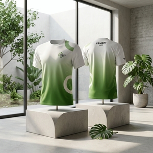 เสื้อพรีเมียมสำหรับงาน VPMEP ผลิตเสื้อผ้าตามสั่ง ผ้าซับเหงื่อ แห้งเร็ว เสื้อกีฬาแขนสั้น โพลีเอสเตอร์ สำหรับทุกเพศ - Product Image 1