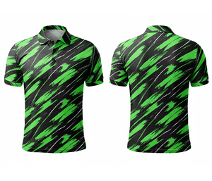 Fashion Sports Polo Shirt with Digital Sublimation Print Custom Sportswear Durable Stitching for Men Women Youth Quick-Dry - Product Image 6