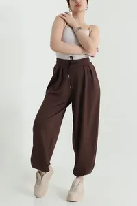 <b>Women's</b> Mid Waist Straight Pants Solid Color Regular Fit Full <b>Length</b> Canvas Waterproof Casual Style Winter Wear 100% Cotton - Product Image 2