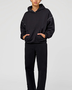 Minimal Black Streetwear Hoodie Alternative names: * Premium Oversized <b>Pullover</b> Hoodie * Essential Heavyweight Hoodie * Urban - Product Image 2