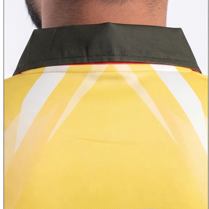 Custom Logo Cricket Team Jersey Manufacturer Men's Cricket Jersey Breathable Polyester Jersey Men's Cricket Jersey Sublimation - Product Image 4