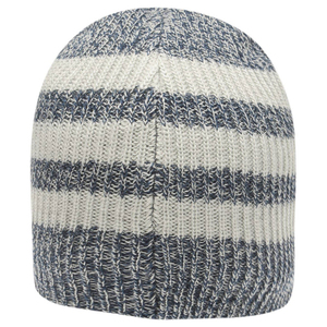 Striped Knit Beanie <b>Hat</b> 100% Acrylic Unisex Winter <b>Cap</b> Casual Adult Size 56-58CM Computer Knitted - Product Image 6