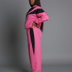 Conjunto Premium de Invierno para Mujer, Chaqueta Ligera Cortavientos, Impermeable, con Cierre, Pantalones Deportivos, Dos Piezas Casuales con Capucha - Product Image 2
