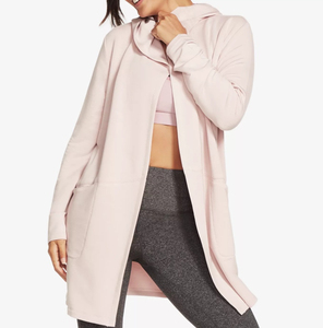Women <b>Long</b> Sleeve Knitted <b>Cardigan</b> With Pockets Solid Color Casual Open Front Sweater Full <b>Length</b> Anti-Pilling Acrylic Material - Product Image 5