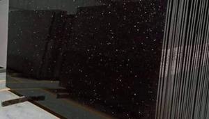 Losas de Granito Negro Galaxia de Lujo con Puntos Dorados, Granito Natural Duradero para Encimeras de Cocina, Pisos y Decoración de Paredes - Product Image 2