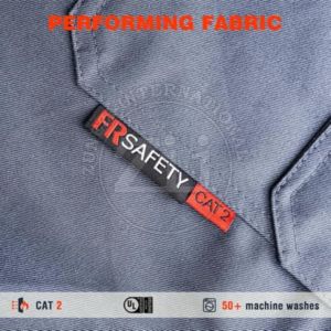 Camisa de Trabajo de Alta Visibilidad ZUNEZI INTERNATIONAL, Reflectante, Ignífuga CAT2, Tejido FRC, para Hombre, Nivel de Protección para Soldadura - Product Image 2