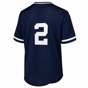 Camiseta Deportiva de Fútbol Americano para Hombre, Color Azul Marino, Transpirable, Cuello en V, Manga Corta - Product Image 6