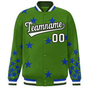 2026 Hot Selling Mens Casual Varsity Jacket Polyester Cotton Material Washed Finish Spring Fashion OEM Service Premium Quality - Product Image 2