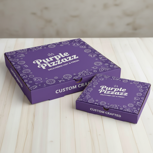 กล่องพิซซ่าพิมพ์ลายตามสั่ง บรรจุภัณฑ์ส่วนตัวสำหรับส่งพิซซ่า กล่องลูกฟูกสำหรับบรรจุอาหาร - Product Image 5