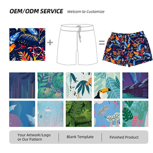 Shorts Bermuda Cargo pour Homme en Molleton Français 100% Polyester Lavé, Imprimé, Respirant, Taille Élastique avec Cordon de Serrage, Décontracté, Sportif, Été - Product Image 6