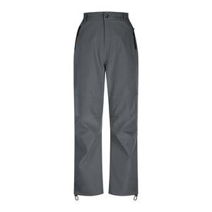 Pantalon de sport minimaliste pour femme, imperméable, en polyester softshell, coupe droite, fermeture éclair, finition mate, couleur unie, performance - Product Image 1