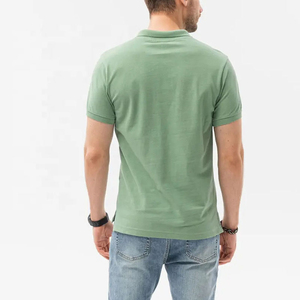 Wholesale Men's Slim Fit Polo <b>Shirt</b> Short Sleeve Button <b>Collar</b> <b>T</b> <b>Shirt</b> Casual Business Golf Wear OEM Custom Embroidery Logo Top - Product Image 2