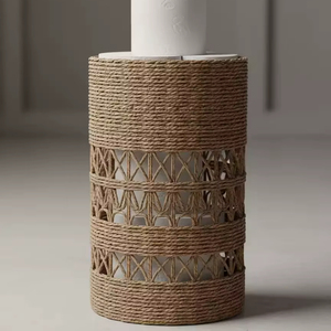 Modern Handmade Rope <b>Side</b> <b>Table</b> For Living Room Balcony Garden Patio Indoor Outdoor Furniture Use - Product Image 1