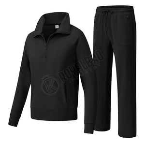Combinaisons de jogging pour femmes-2 pièces-Vêtements de voyage-Survêtements-Ensembles de salon-Ensemble assorti-Sweatshirts courts pour femmes - Product Image 5