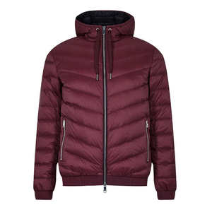 Custom Wholesale Winter Men's Hooded Puffer Jacket <b>Waterproof</b> Windproof <b>Padded</b> Quilted Warm Bubble <b>Coat</b> Lightweight Parka - Product Image 3