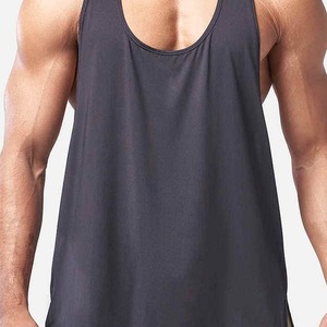 Custom Logo Size Color <b>Mens</b> Tank Tops Round Bottom Fitness Sportswear Outwork Sleeveless <b>Singlet</b> <b>Men</b> Stringers - Product Image 6