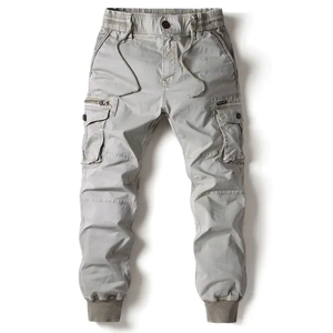 Pantalones Cargo de Poliéster/Algodón para Hombre, Estilo Urbano, Ligeros, Transpirables, con Protección UV, Cierre de Cremallera Completo - Product Image 6