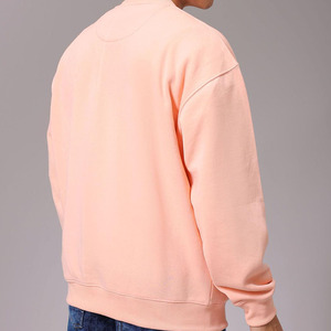 Sweat-shirt surdimensionné personnalisé pour homme en molleton de coton épais, pull streetwear décontracté à col rond - Product Image 2